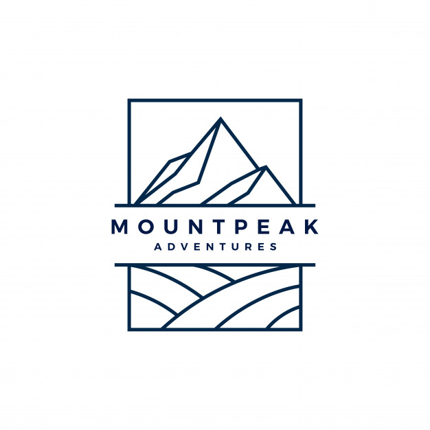 626x626 Mount Peak Mountain Logo Vector Icon Illustration Vector Premium