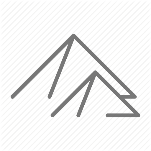 512x512 Mountain, Peak, Pyramid, Travel Icon