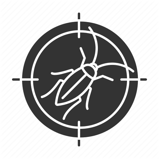 512x512 Cockroach, Control, Insect, Pest, Roach, Search, Target Icon