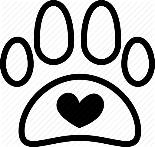 512x486 Animal, Dog, Foot, Heart, Life, Love, Pet Icon