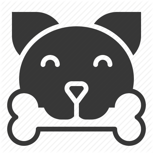 512x512 Bone, Dog, Dog Face, Pet Icon