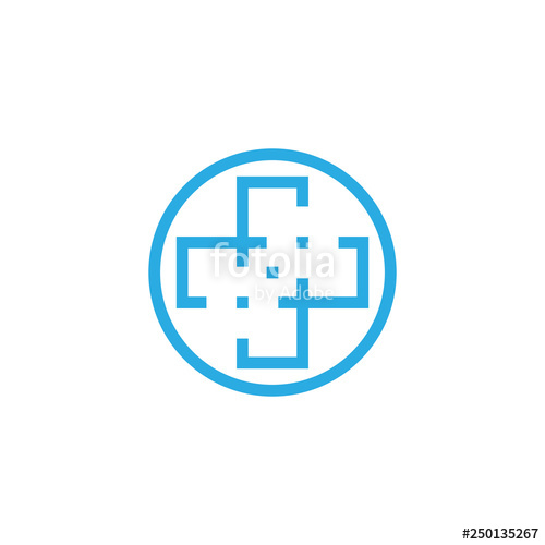 500x500 Circle,doctor,cross,logo,medical,vector,design,health,care
