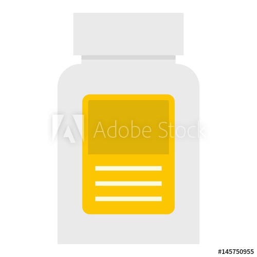 Pharmaceuticals Bottle Icon Isolated 500x500 Pharmaceuticals Bottle Icon Isolated
