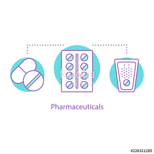 Pharmaceuticals Concept Icon Stock Image And Royalty Free Vector 500x500 Pharmaceuticals Concept Icon Stock Image And Royalty Free Vector
