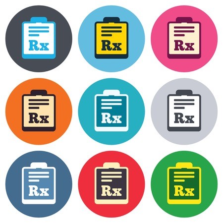 450x450 Medical Prescription Rx Sign Icon Pharmacy Or Medicine Symbol