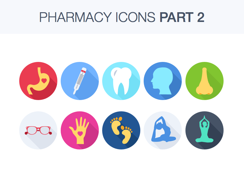 800x600 Pharmacy Icons Part Sketch Freebie