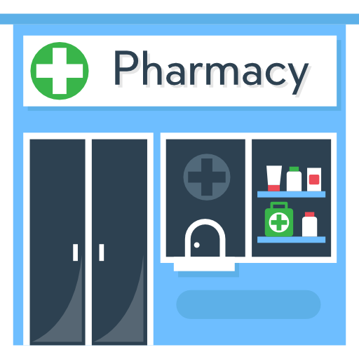 512x512 Pharmacy Icon Building Collection Freepik