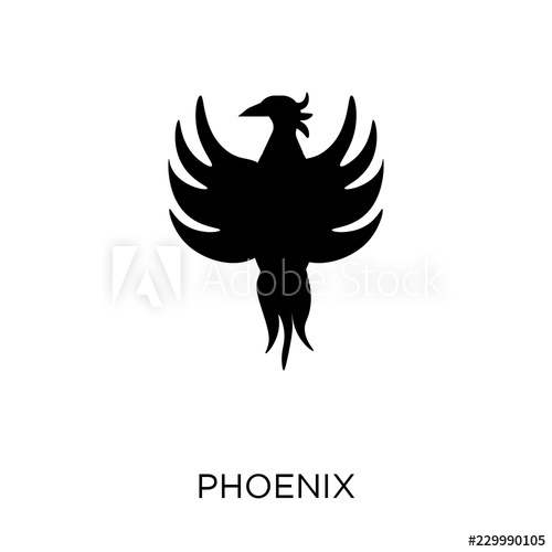 500x500 Phoenix Icon Phoenix Symbol Design From Fairy Tale Collection