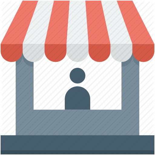 512x512 Booth, Food Stand, Kiosk, Street Shop, Street Stall Icon