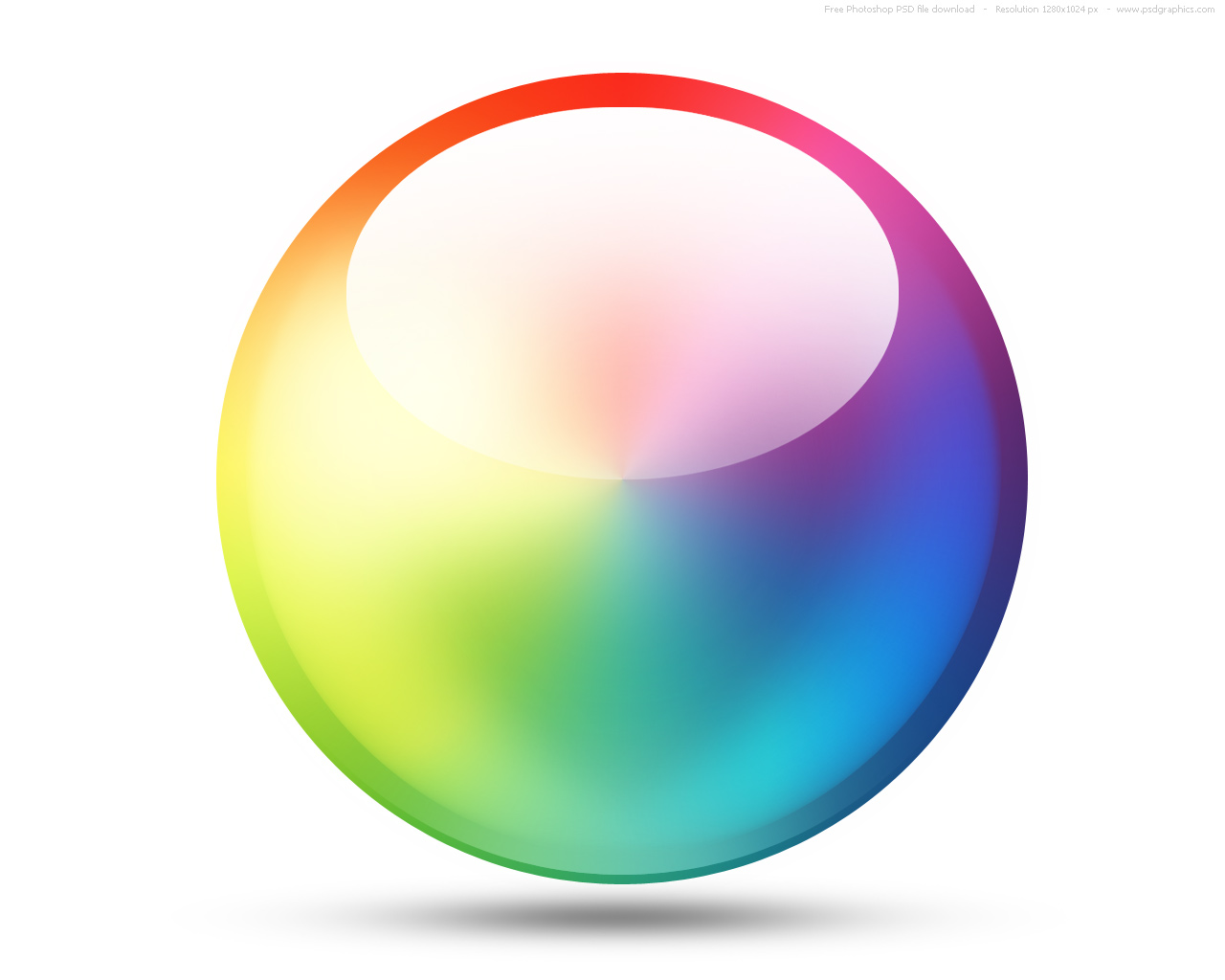 1280x1024 Color Wheel Icon Psdgraphics