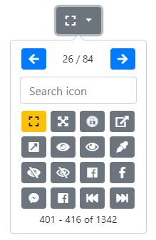 219x338 Bootstrap Iconpicker