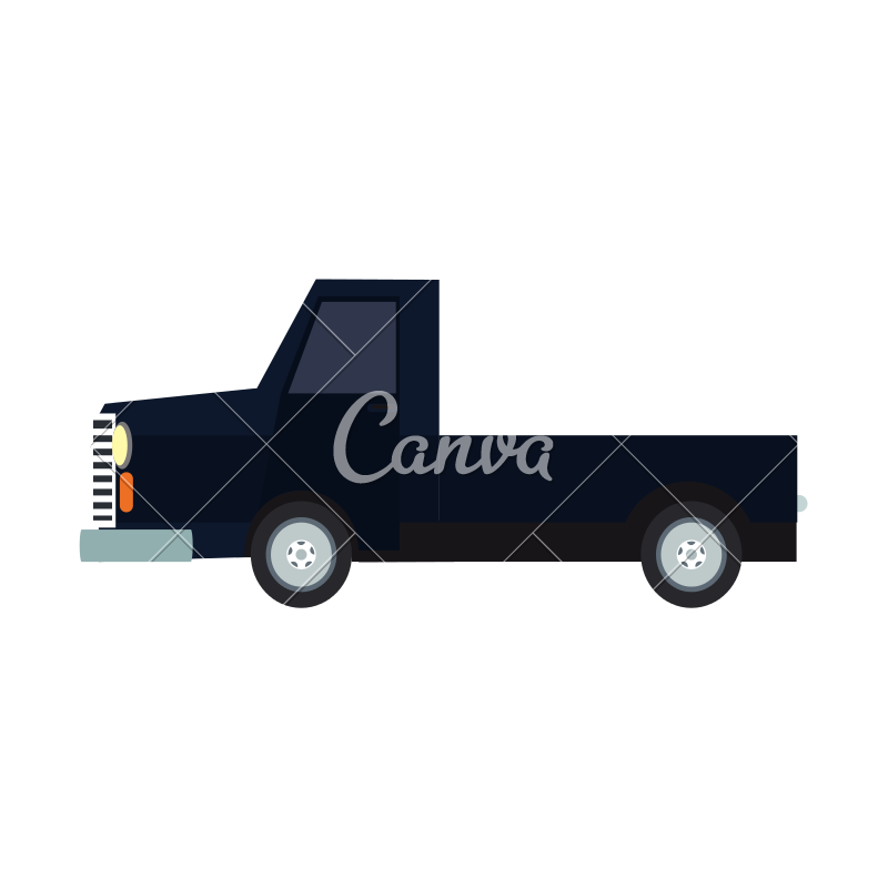 800x800 Pickup Truck Icon Design