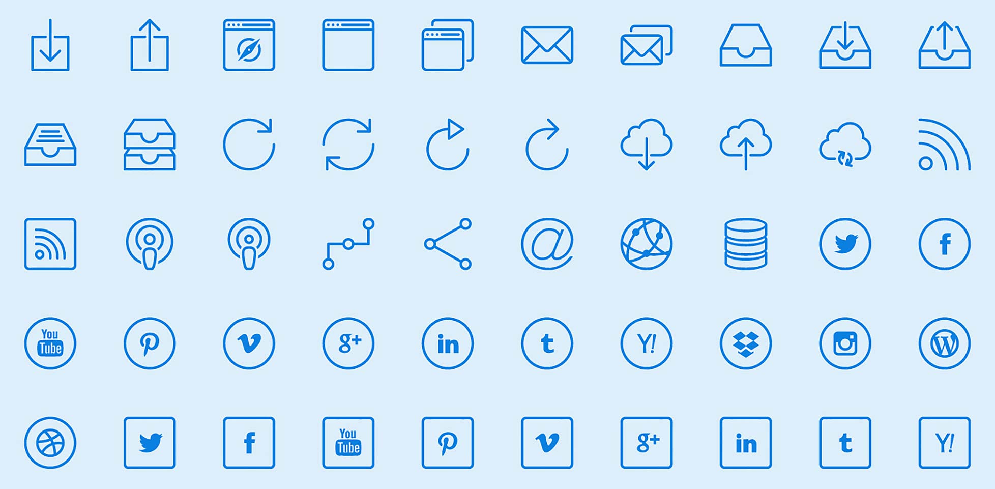1956x961 Free Download Outline Icons Webdesigner Depot