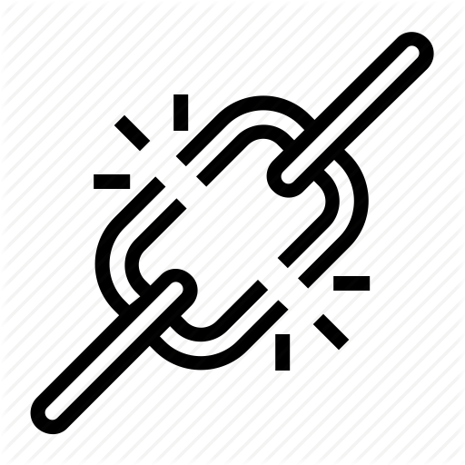 512x512 Backlink, Broken Backlink, Dead Link, Missing Backlink Icon