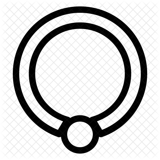 512x512 Piercing Icon Of Line Style