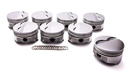 425x239 Icon Flat Top Forged Piston Set, Pistons