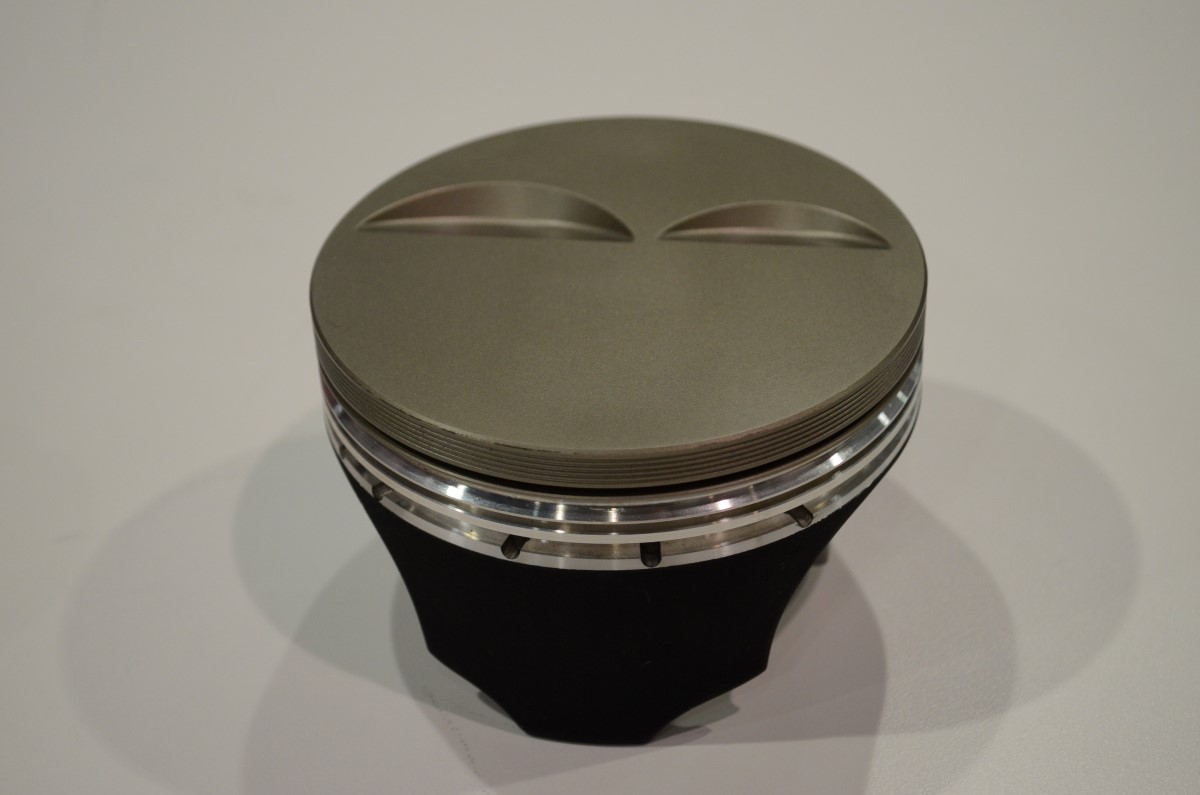1200x795 Sema Icon Pistons' Exclusive Line Line Piston Skirt Coating