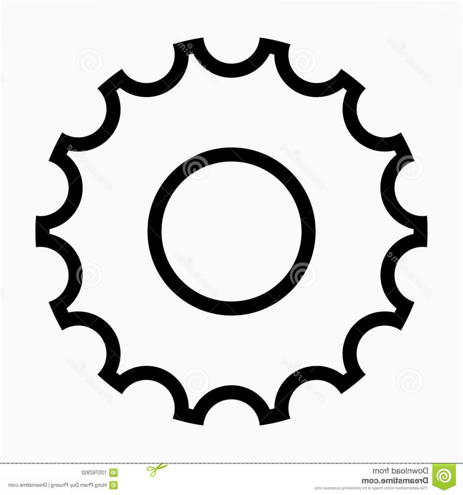 1560x1668 Outline Beautiful Sprocket Vector Icon Pixel Scalable To Any Size