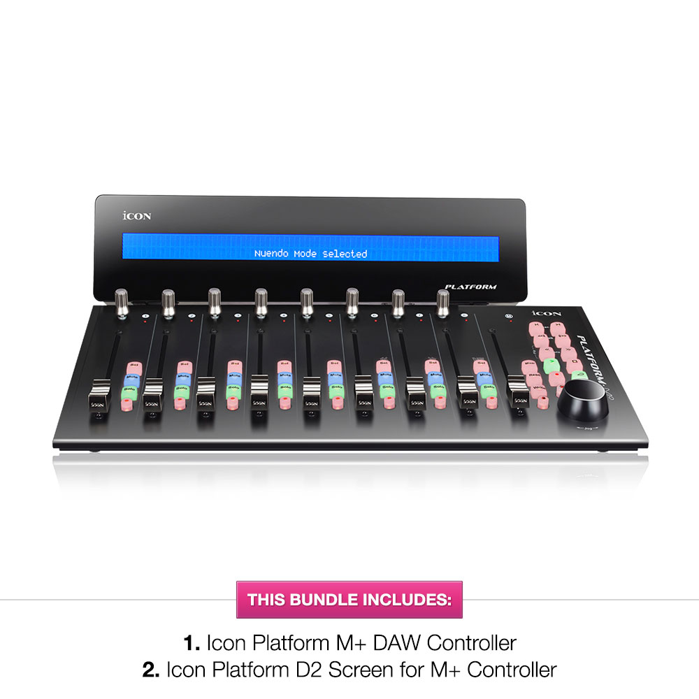 1000x1000 Icon Platform M Daw Controller W Display Bundle Pinknoise