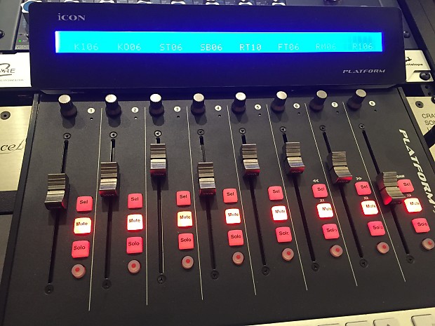 620x465 Icon Pro Audio Platform X Daw Controller Faders With Lcd Reverb