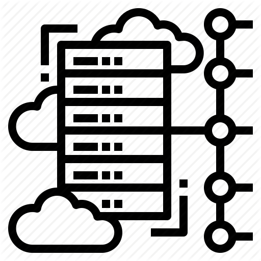512x512 Cloud, Computing, Data, Platform, Process, Server, Virtual Icon