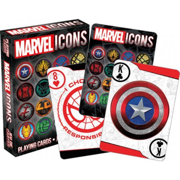 600x600 Marvel Icons Playing Cards