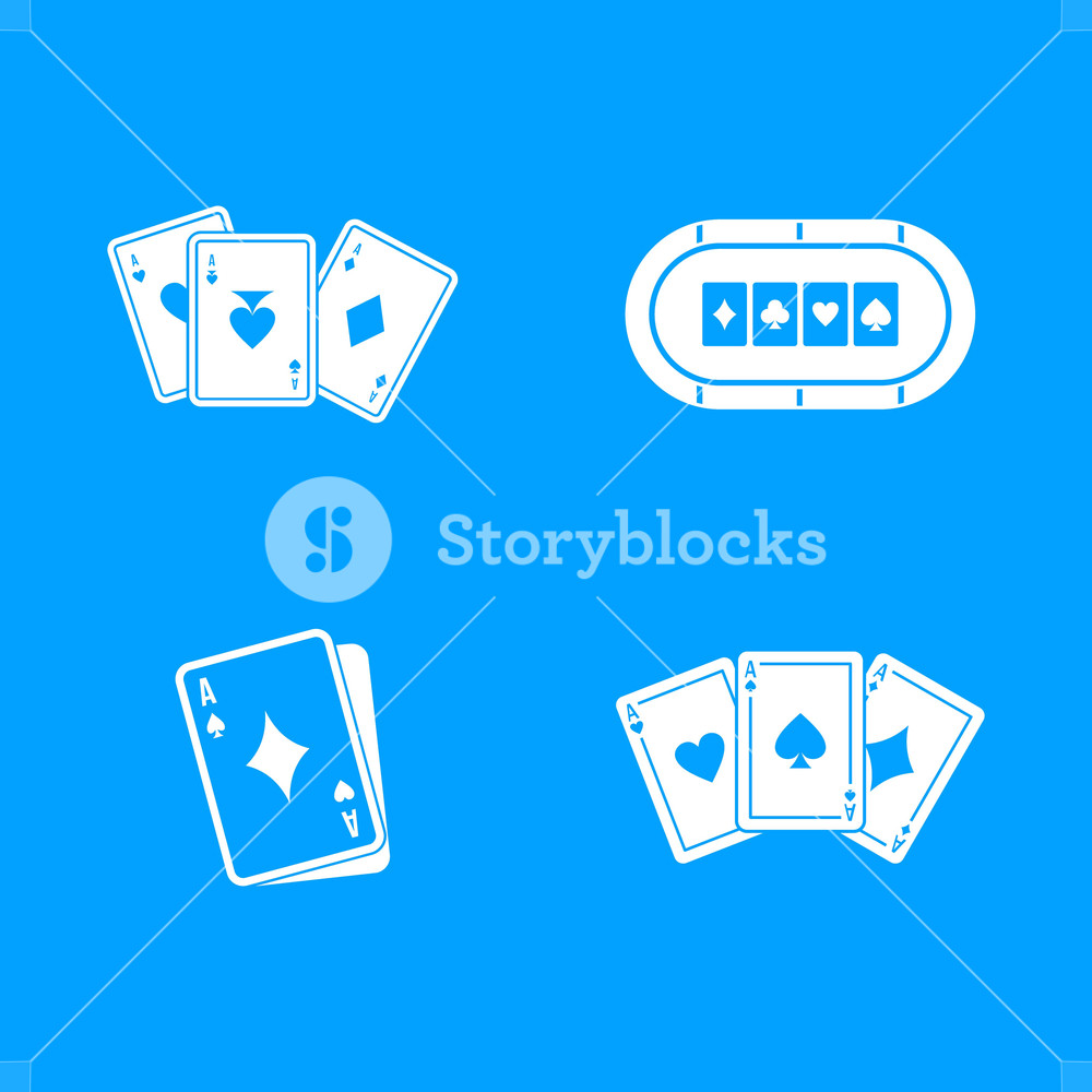 1000x1000 Playing Cards Icon Set Simple Set Of Playing Cards Vector Icons