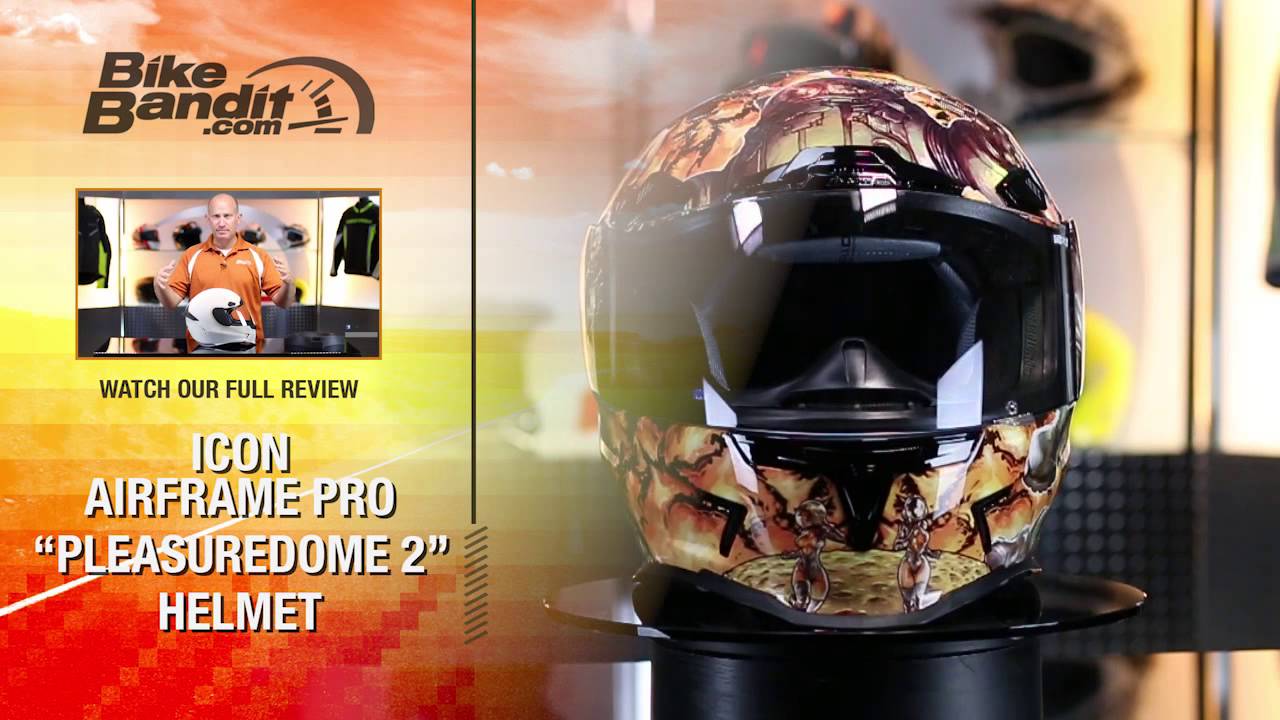 Icon Airframe Pro Pleasuredome Motorcycle Helmet Bikebandit 1280x720 Icon Airframe Pro Pleasuredome Motorcycle Helmet Bikebandit