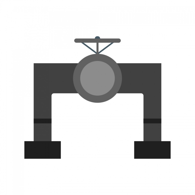 640x640 Valve Vector Icon, Valve Icon, Pipe Icon, Plumbing Icon Png