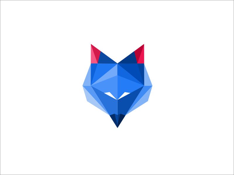800x600 Polygonal Fox Icon
