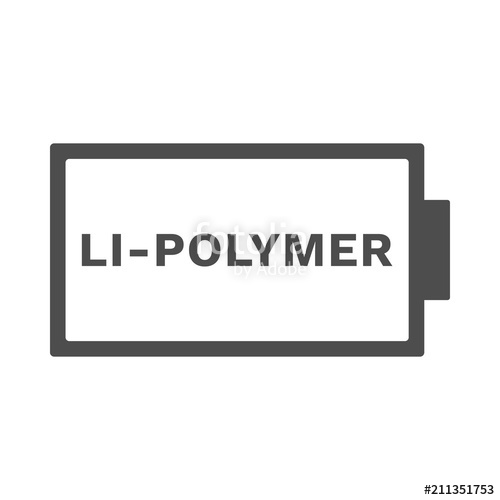 Lithium Polymer Battery Icon Lipo Symbol Vector Stock Image 500x500 Lithium Polymer Battery Icon Lipo Symbol Vector Stock Image