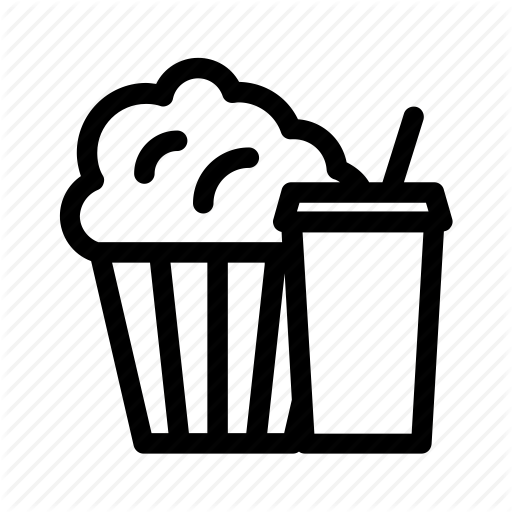 512x512 Cinema, Combo, Drink, Food, Meal, Menu, Popcorn Icon