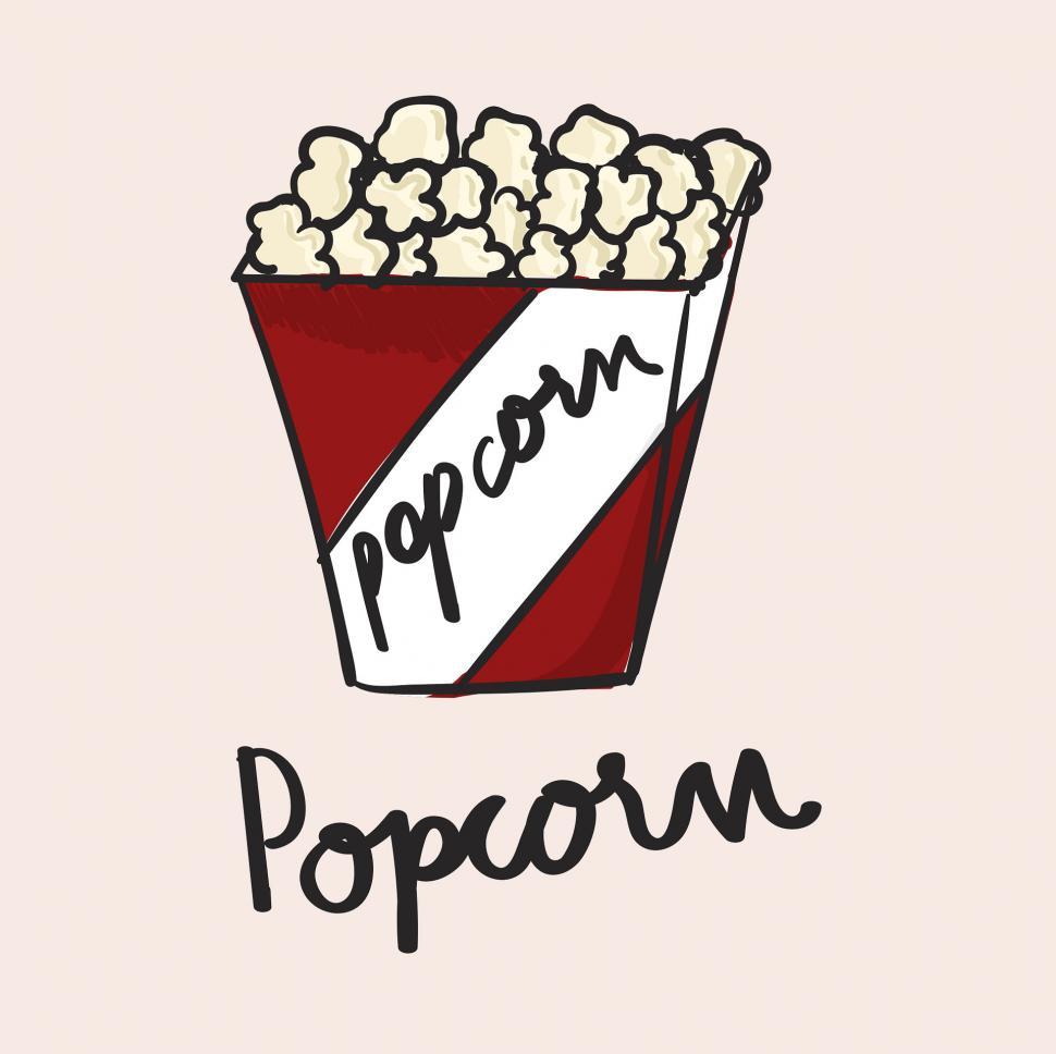 970x968 Get Free Stock Photos Of Popcorn Vector Icon Online Download