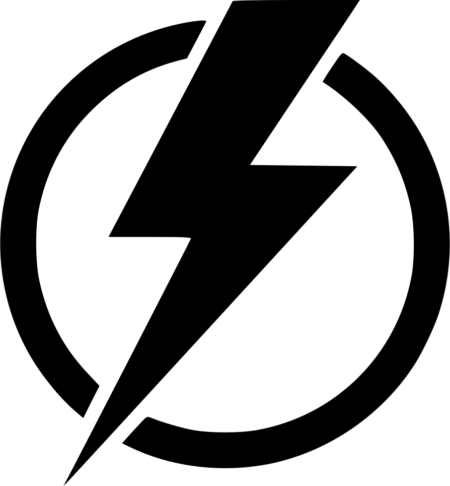 906x980 Energy Lightning Power Electric Electricity Png Icon Free