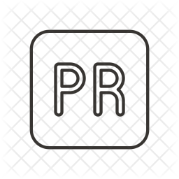 256x256 Pr Icon Of Line Style