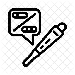 256x256 Pregnancy Test Kit Icon Of Line Style