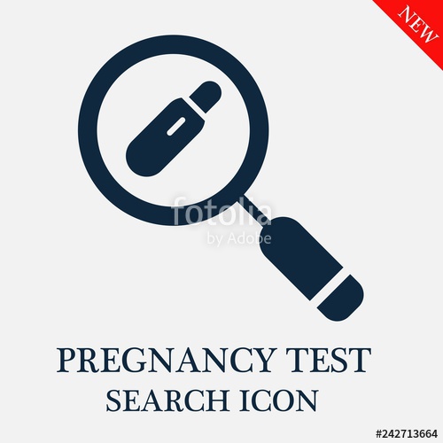 500x500 Pregnancy Test Search Icon Stock Image And Royalty Free Vector