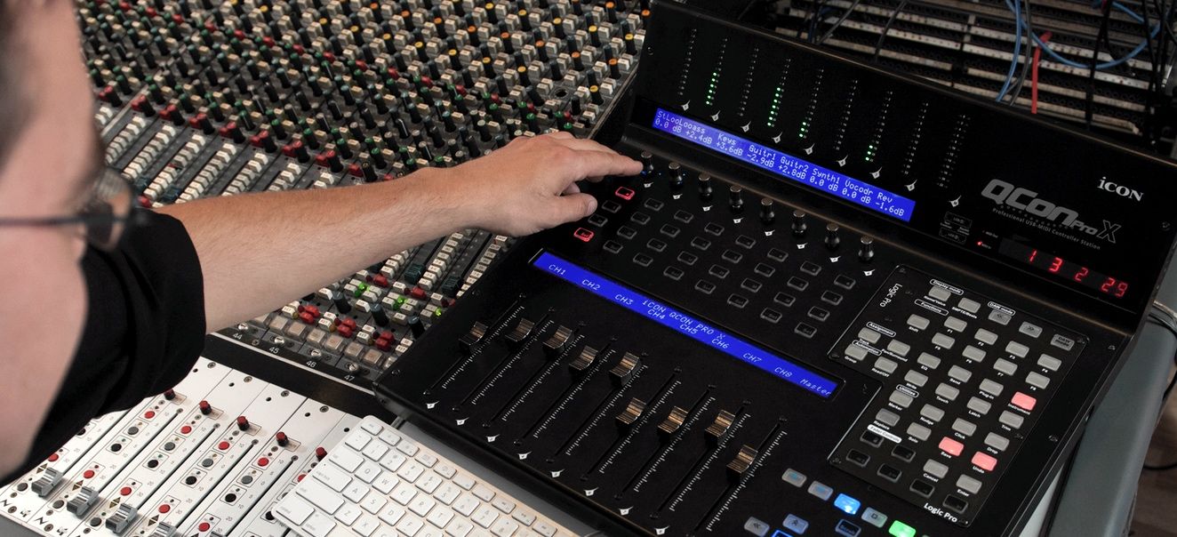1324x604 Icon Pro Audio Qcon Pro X Daw Control Surface Now Shipping