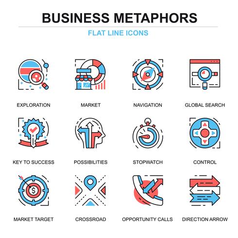 490x490 Business Process Icon Set