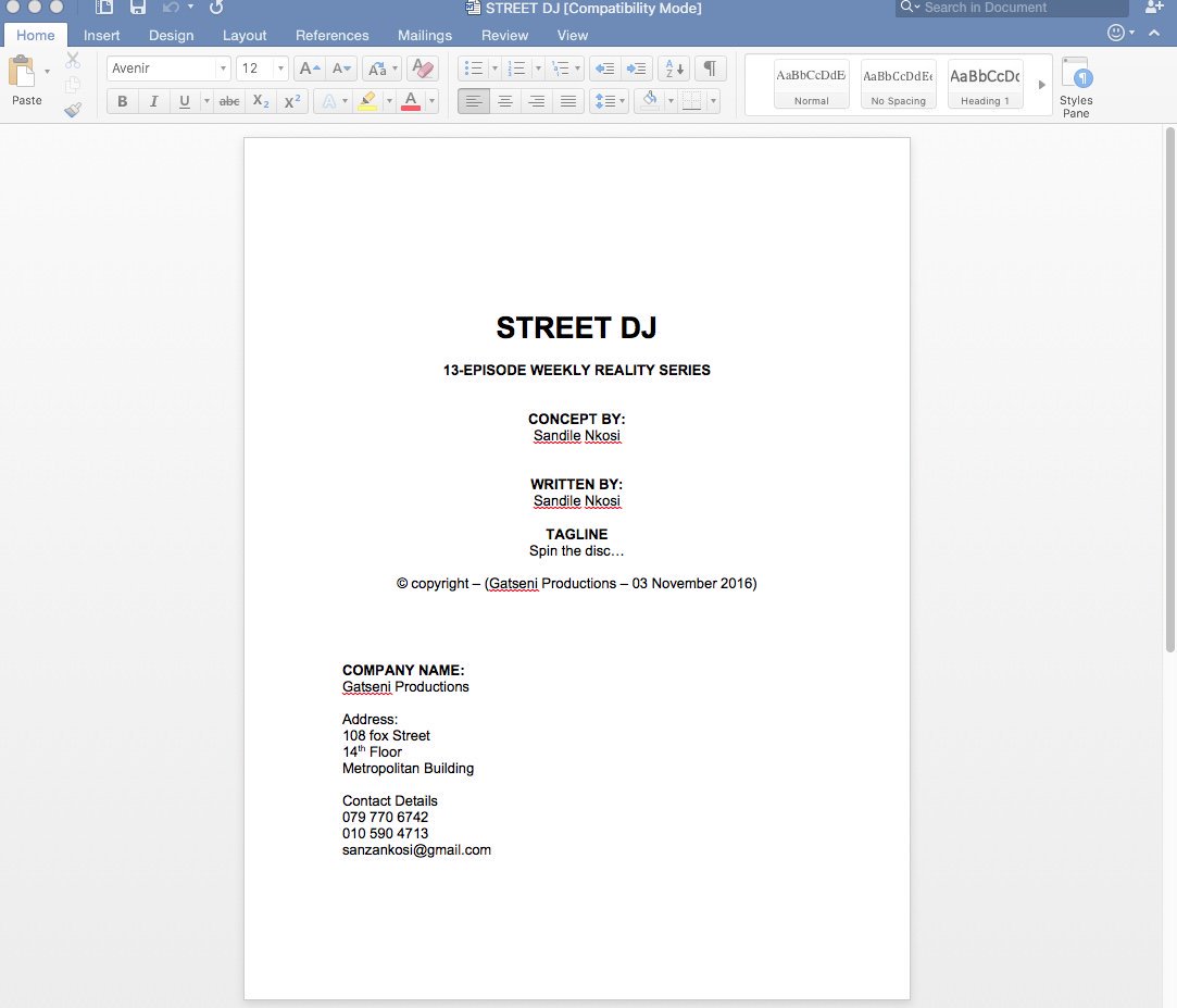 1083x927 Sandile Nkosi On Twitter Just Finished Writing A Concept