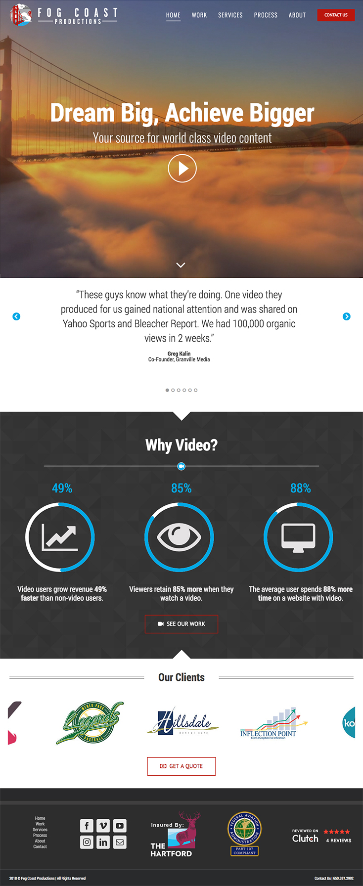 734x1792 Fog Coast Productions Website Macaw Multimedia