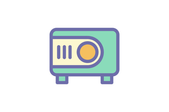 Projector Icon Graphic 580x386 Projector Icon Graphic