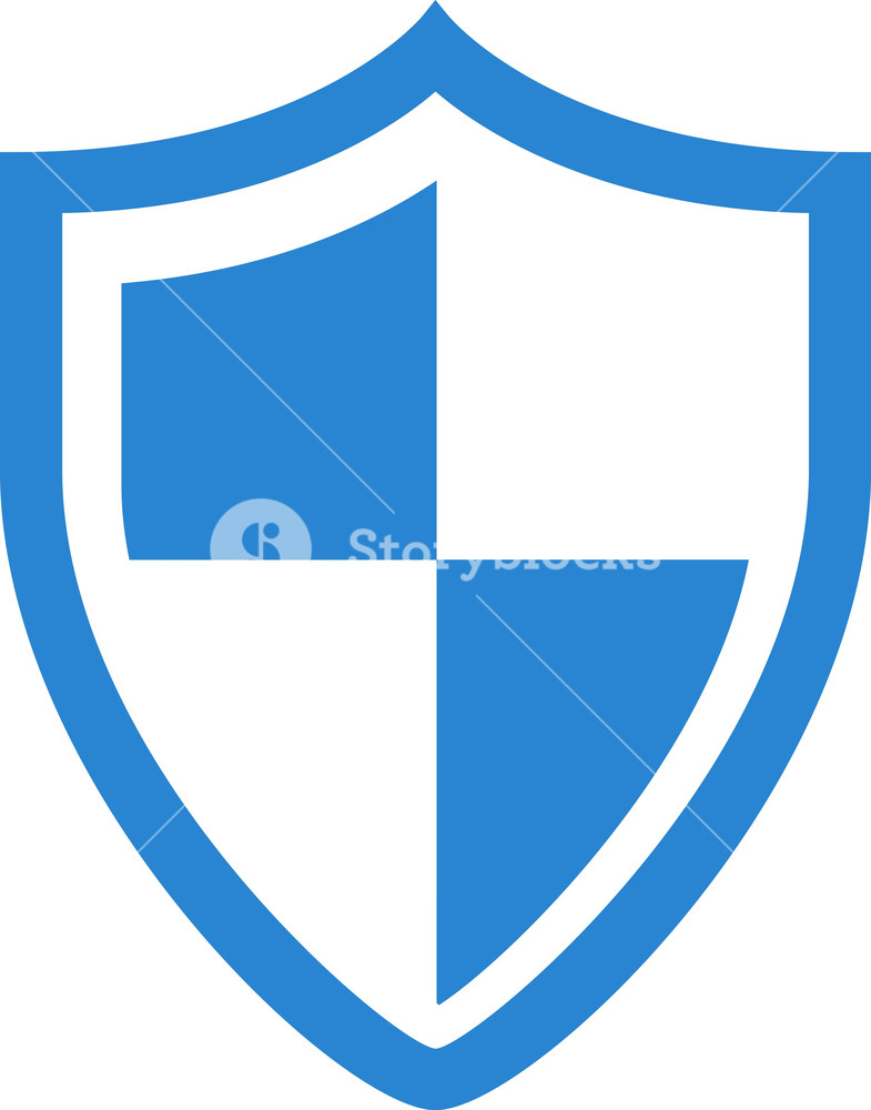 785x1000 Virus Protection Shield Simplicity Icon Royalty Free Stock Image