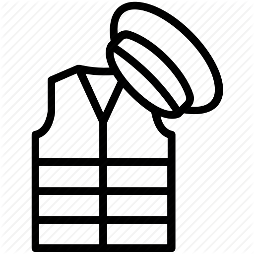 512x512 Construction Vest, High Visibility Jacket, Protective Clothes