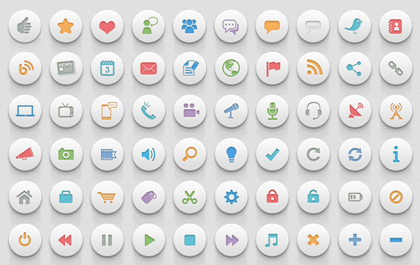 600x378 Creative Social Icons Free Download