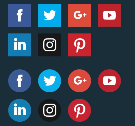 462x433 Best Social Media Icon Sets For Free Download