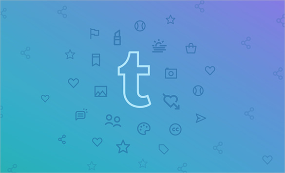 585x356 Tumblr Icons Free Vector Format Download