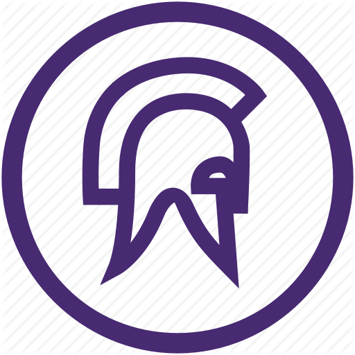 512x512 Ares, God, Greek Mythology, Helmet, Purple, Skill, War Icon