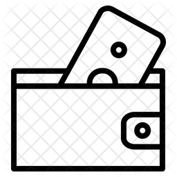 256x256 Purse Icon Of Line Style