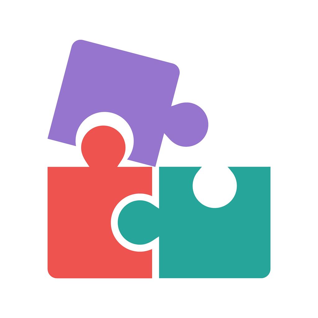 1024x1024 Puzzle Game Flat Multicolor Icon